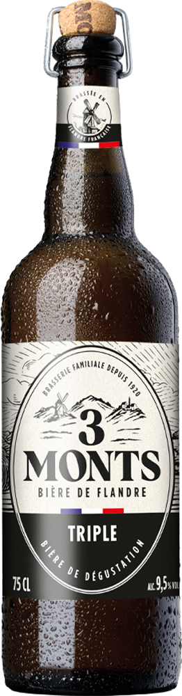 The beverages Family bouteille 3 Monts Triple 75cl Brasserie 3 Monts - TBF Force de vente mutualisée en GMS