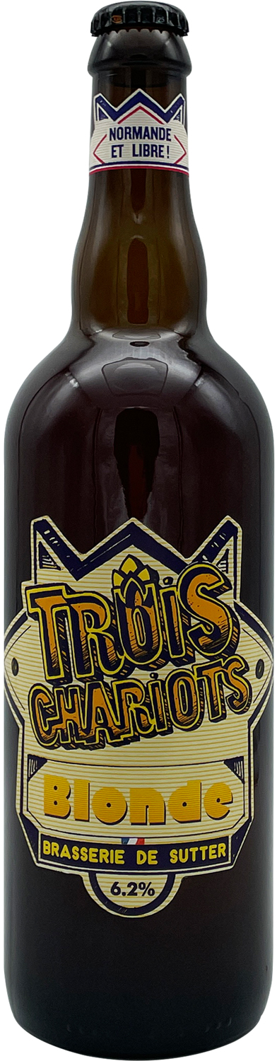 The beverages Family bouteille bière 3 Chariots Blonde 75cl - TBF Force de vente mutualisée en GMS