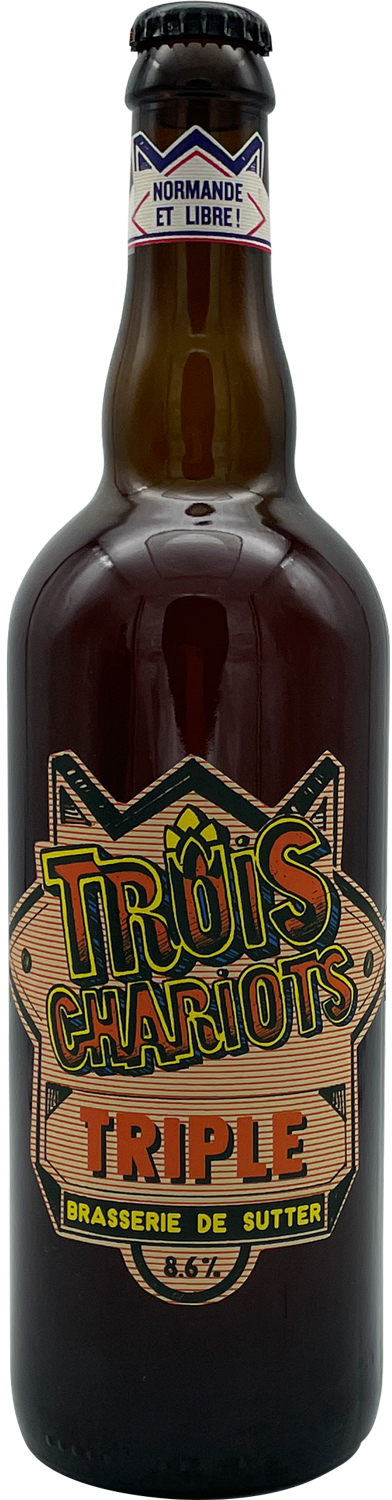 The beverages Family bouteille bière 3 Chariots Triple 75cl - TBF Force de vente mutualisée en GMS