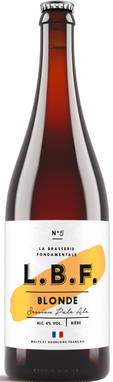 The beverages Family bouteille la brasserie fondamentale blonde 75 cl - TBF Force de vente mutualisée en GMS