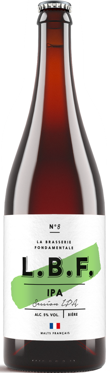 The beverages Family bouteille la brasserie fondamentale IPA 75 cl - TBF Force de vente mutualisée en GMS