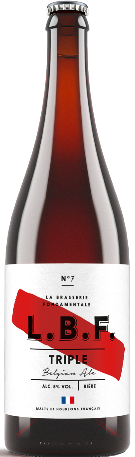 The beverages Family bouteille la brasserie fondamentale Triple 75 cl - TBF Force de vente mutualisée en GMS