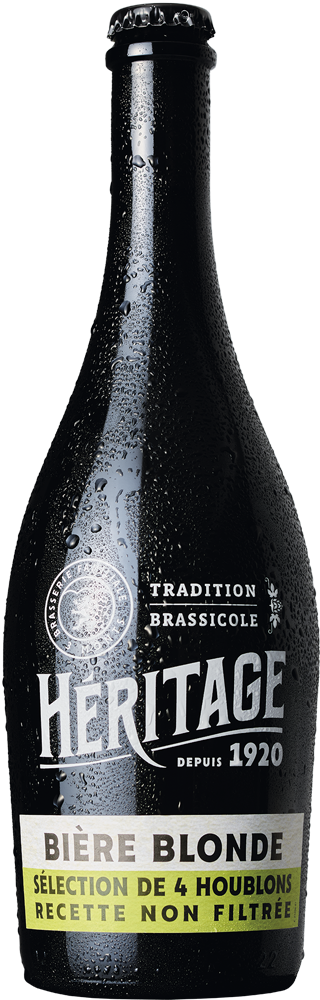 The beverages Family bouteille Héritage Blonde 75cl Brasserie 3 Monts - TBF Force de vente mutualisée en GMS