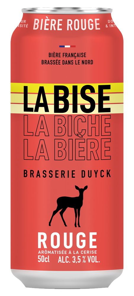 The beverages Family boite la bise rouge 50cl Brasserie Duyck - TBF Force de vente mutualisée en GMS