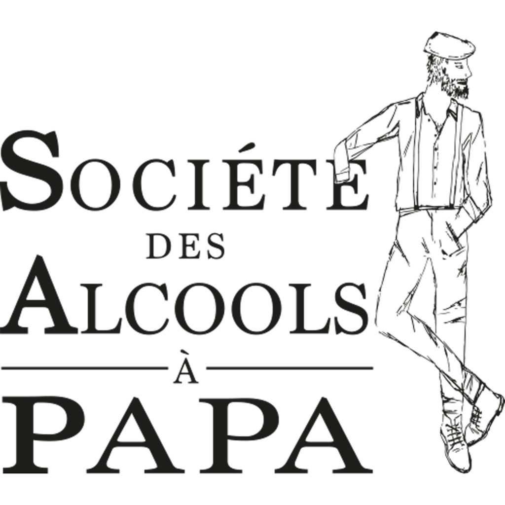 The beverages Family logo la société des alcools à papa noir - TBF Force de vente mutualisée en GMS