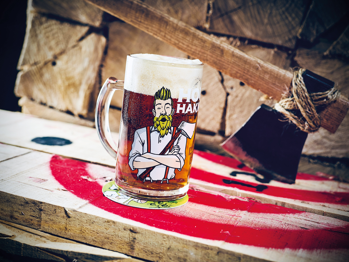 The beverages Family chope Houthakker et hache Brasserie 3 Monts - TBF Force de vente mutualisée en GMS