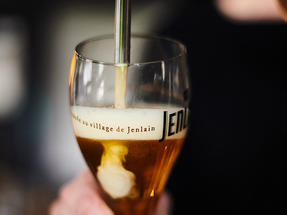 The beverages Family verre de Jenlain Brasserie Duyck - TBF Force de vente mutualisée en GMS