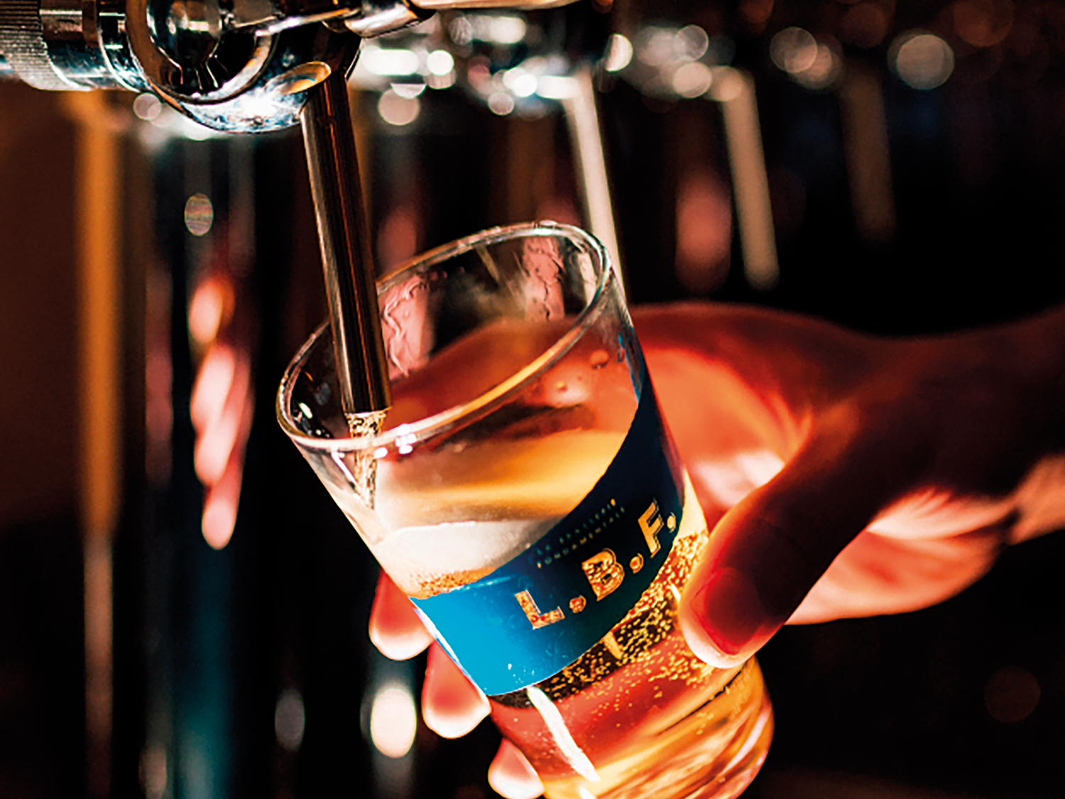 The beverages Family verre service à la pompe la brasserie fondamentale - TBF Force de vente mutualisée en GMS